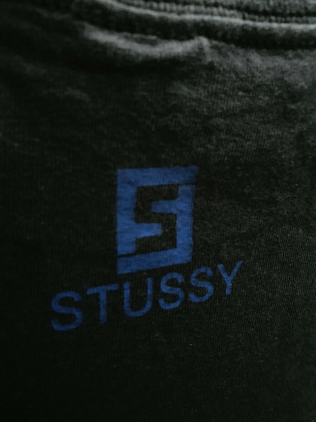 STUSSY Vintage Monogram Tee Black Size M