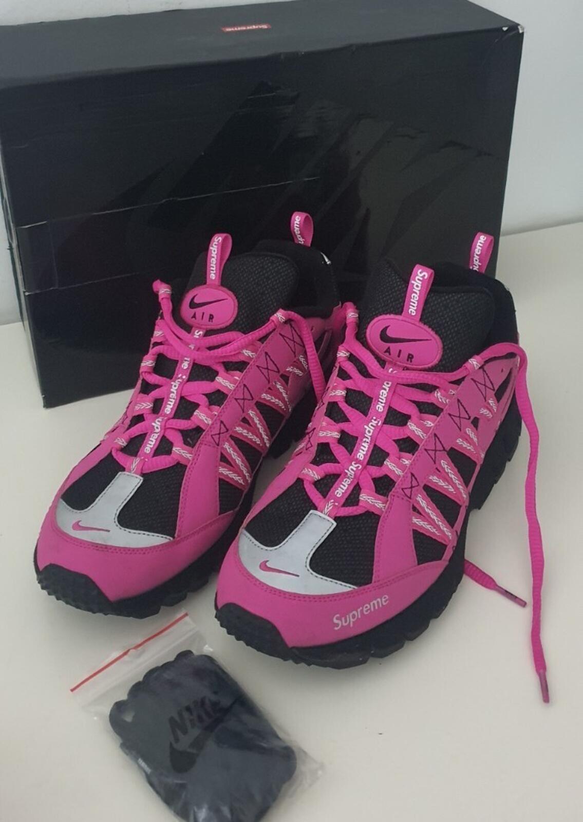 FW17 Supreme x Nike Air Humara '17 trainers Fire Pink US 11 UK 10  EU 45 lot