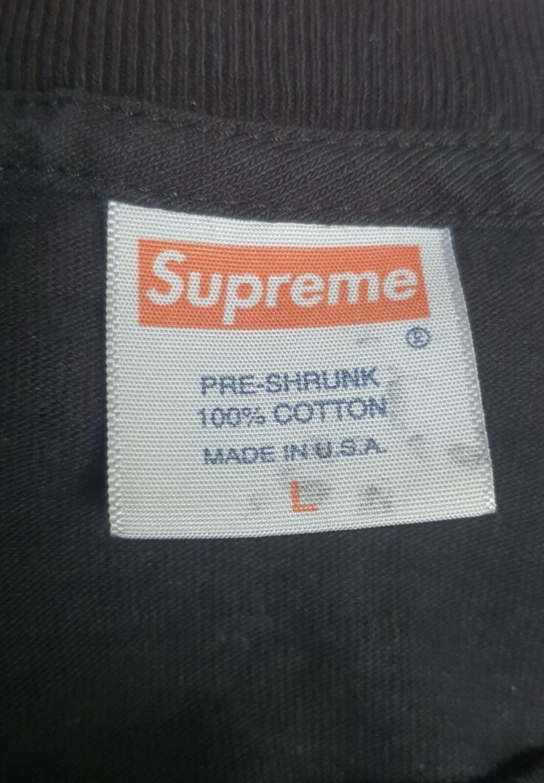 SS06 Supreme x Public Enemy Tee Black Size L