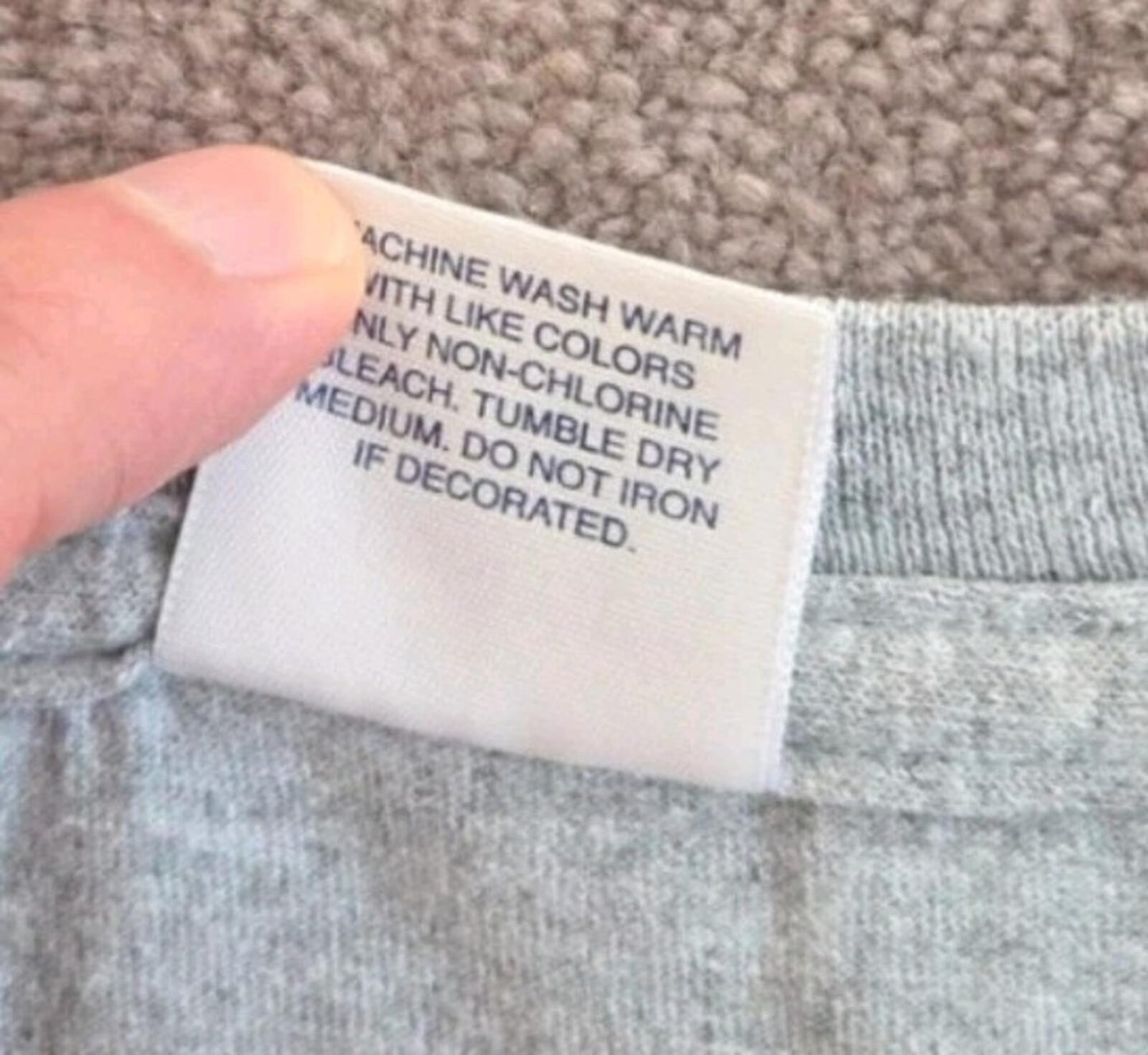 SS11 Supreme Mind Your Business Tee Heather Grey Size L