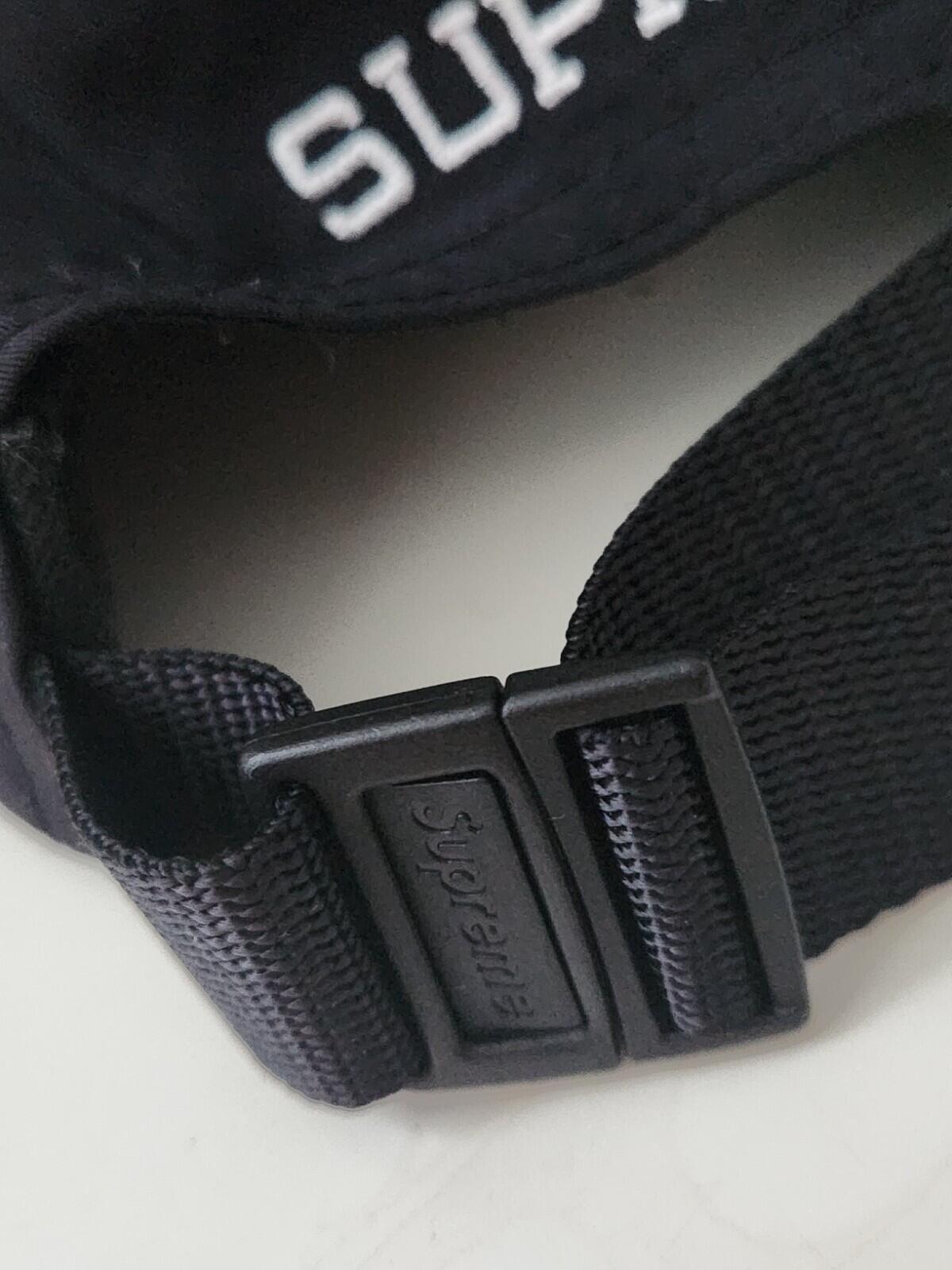 FW20 Supreme Precision 6-panel Cap Water resistant nylon hat Black