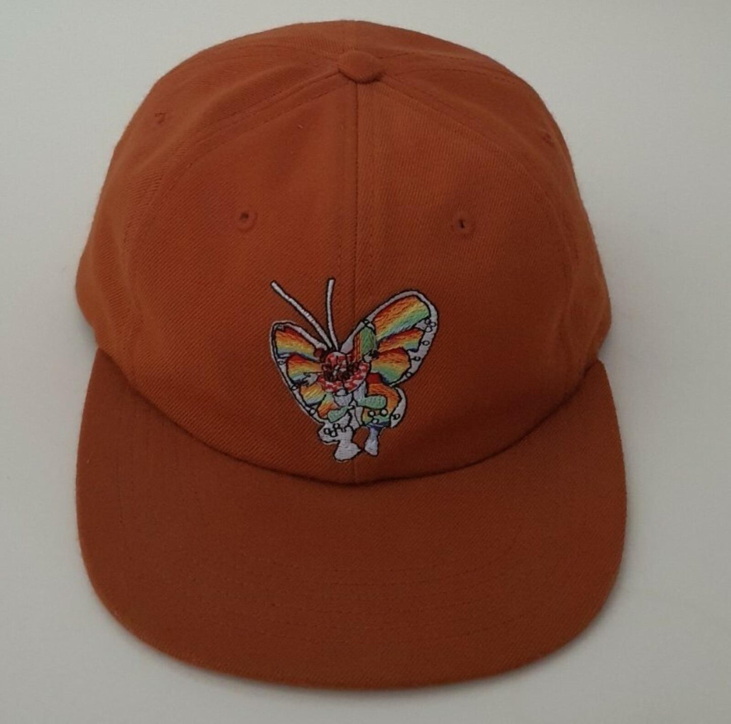 SS16 Supreme Gonz Butterfly 6-panel cap orange hat