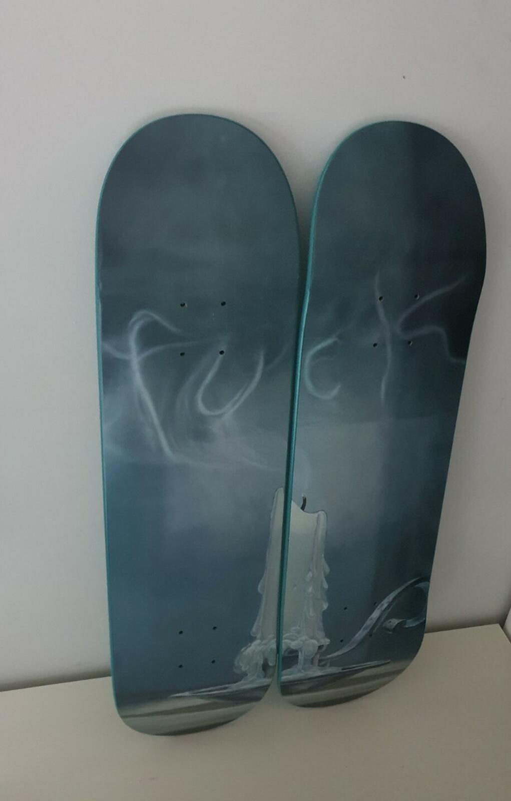 SS21 Supreme x Dan Colen F UCK Skateboards Decks Full Set Candle