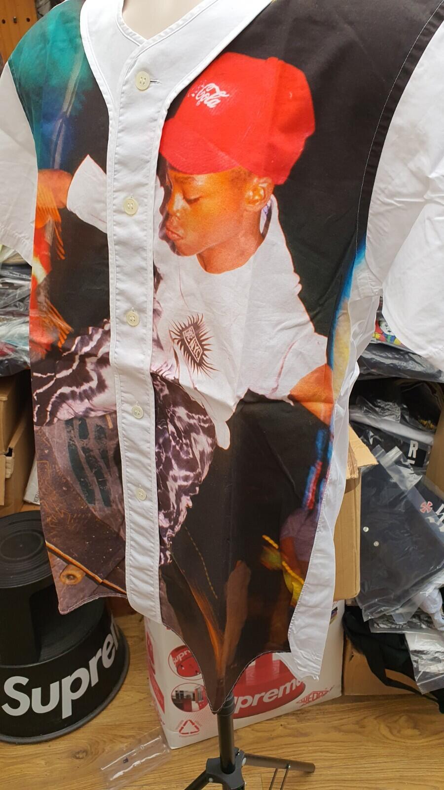 SS14 Supreme Comme Des Garçons Harold Hunter Baseball Jersey Shirt Size M