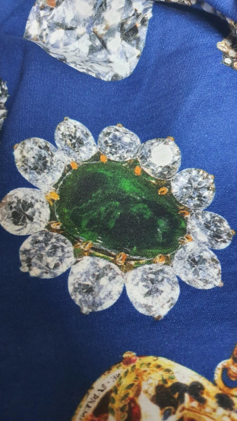 FW17 Supreme Jewels Kapuzenpullover Royalblau Größe M