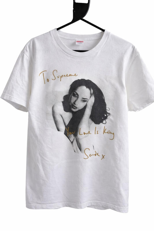 Camiseta SS17 Supreme Sade blanca talla L