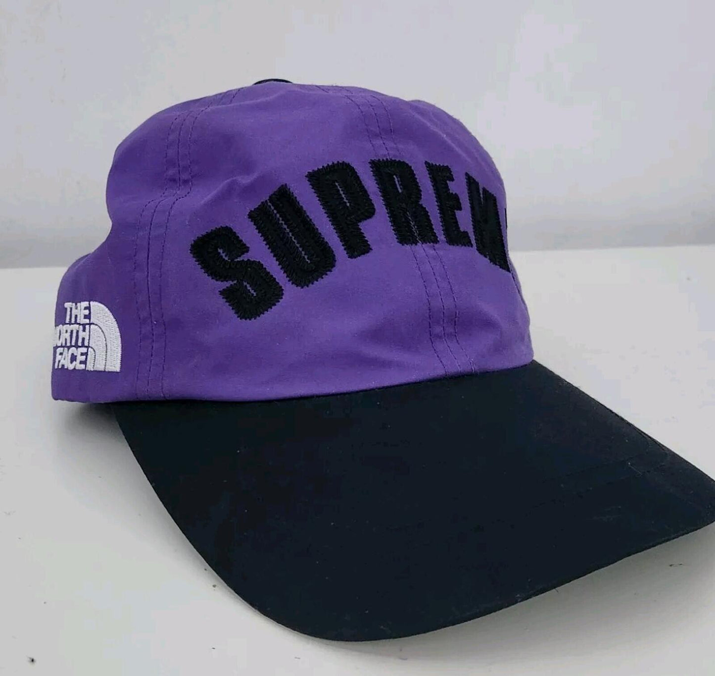SS19 Supreme THE NORTH FACE Arc Logo 6-Panel Cap GORETEX Purple