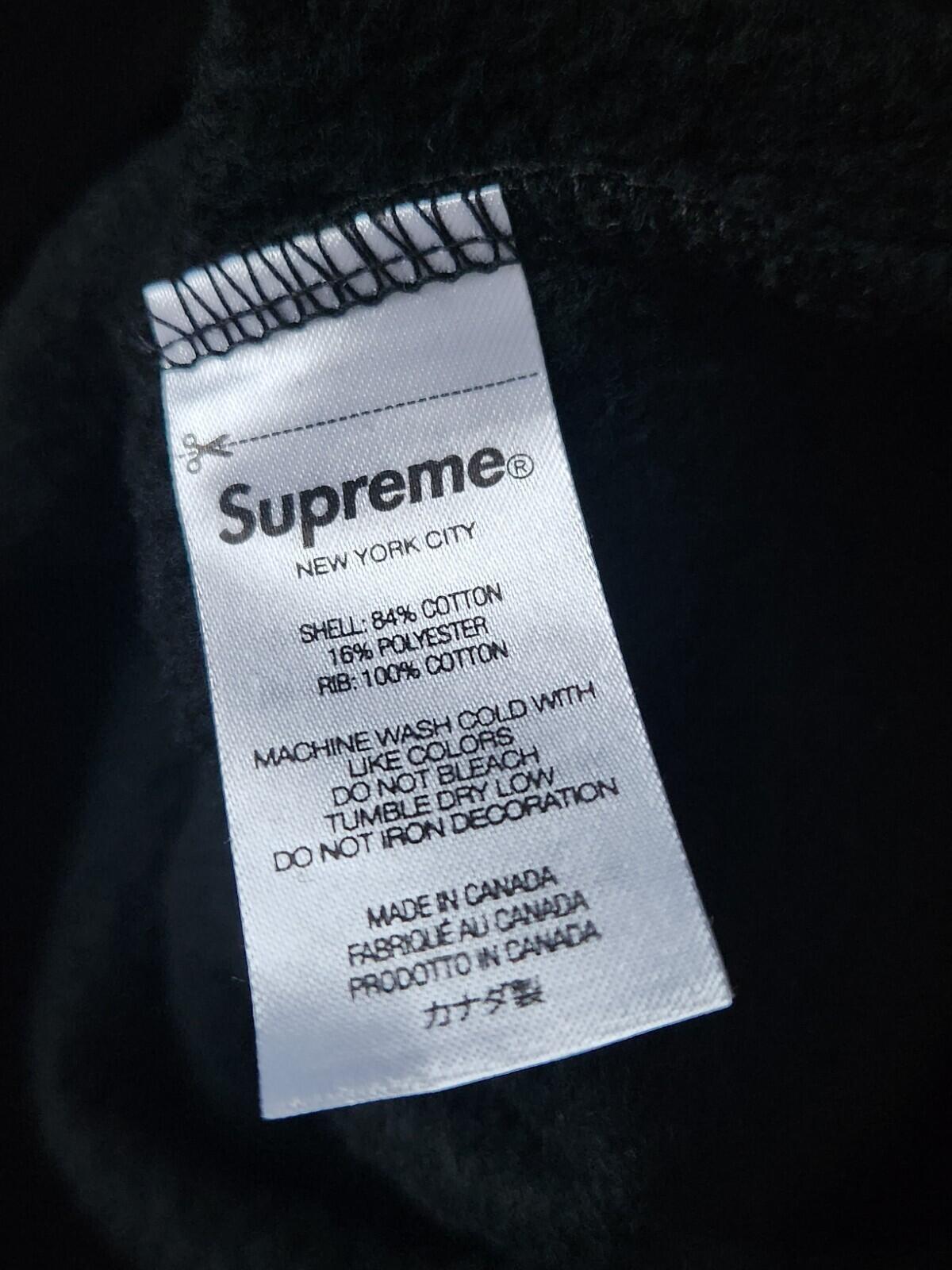 SS23 Supreme Smal Box Crewneck size XL sweatshirt black Logo Jumper