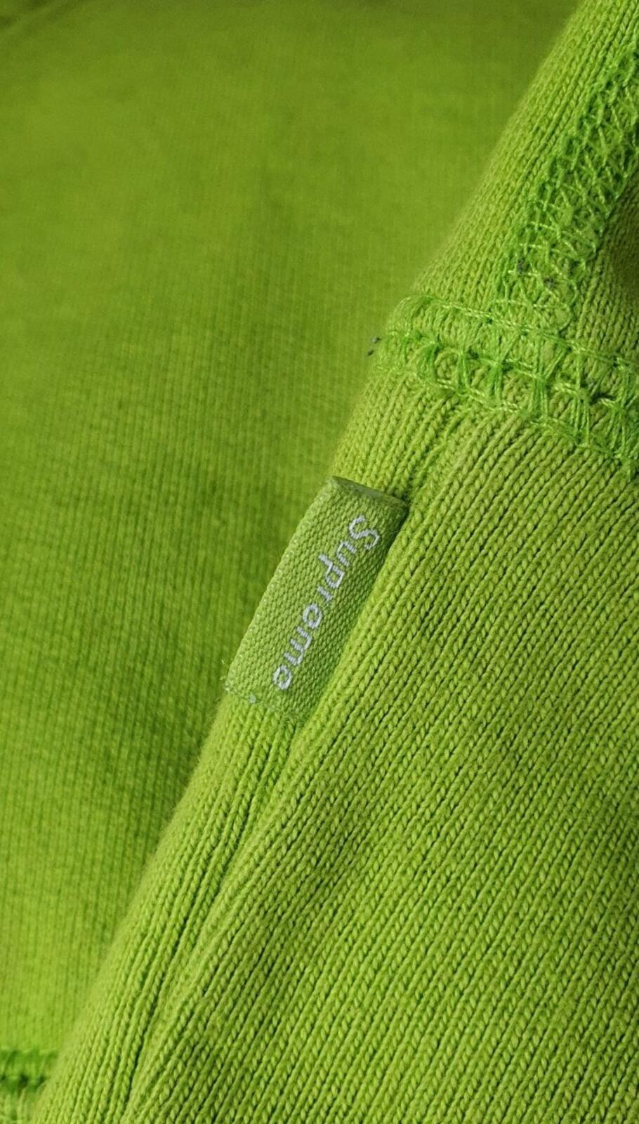 FW17 Supreme x Akira Patches hooded sweatshirt size L large lime hoodie Anime