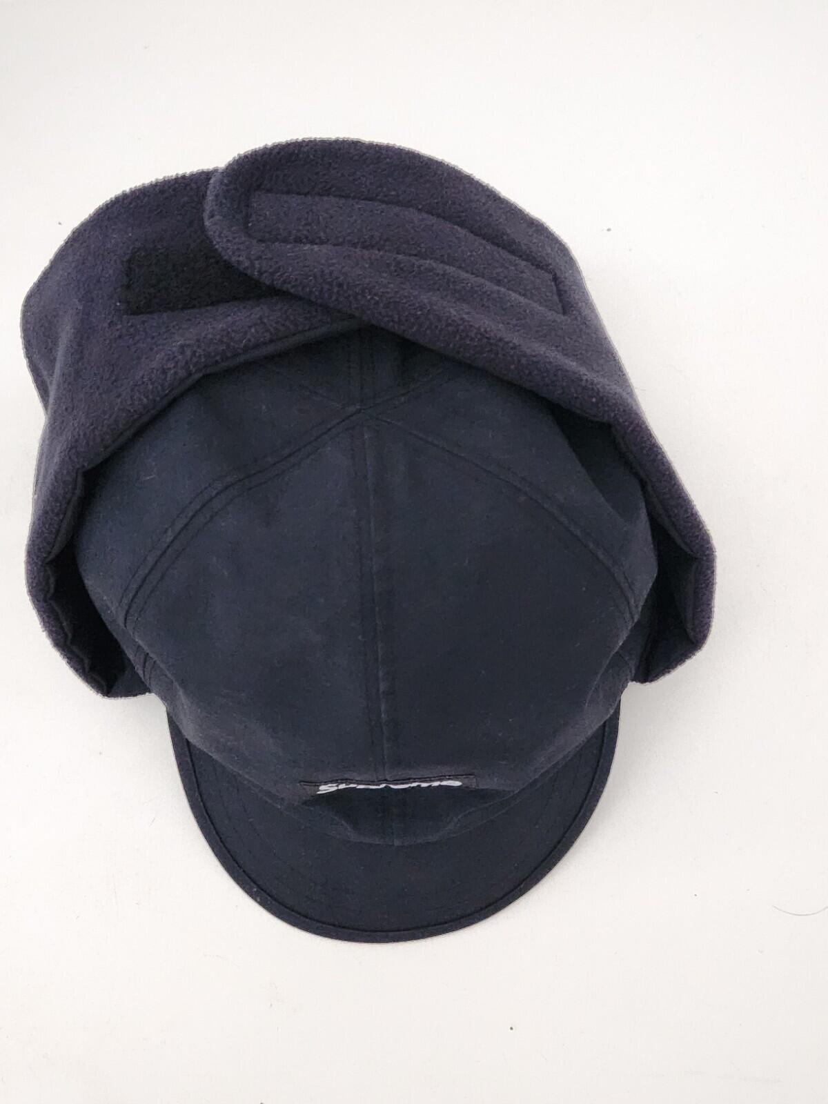 FW23 Supreme GORE-TEX Earflap Polartec Cap Black hat box logo waterproof Fleece