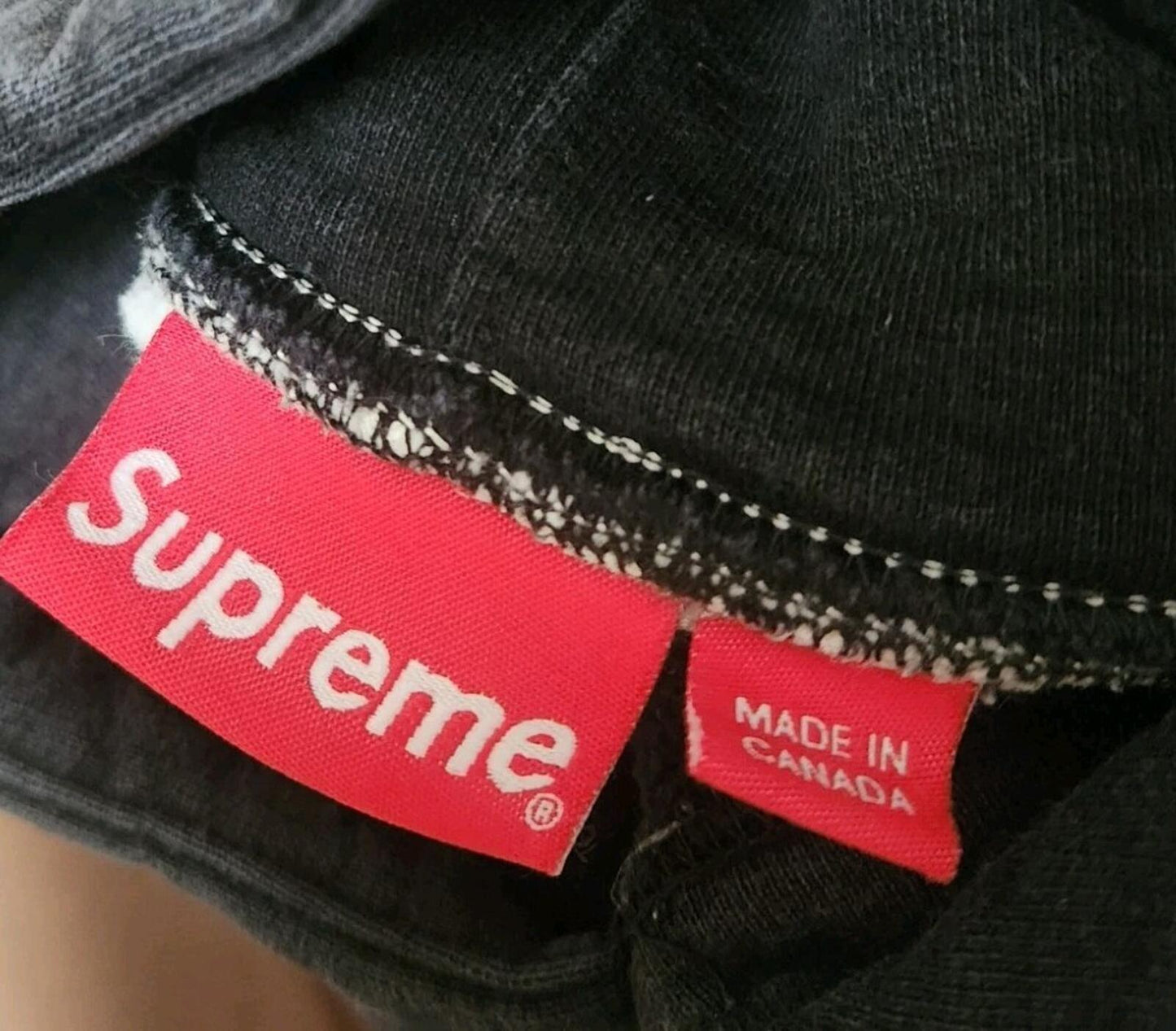 FW21 Supreme S Logo Split Hooded Sweatshirt M Medium hoodie Black White