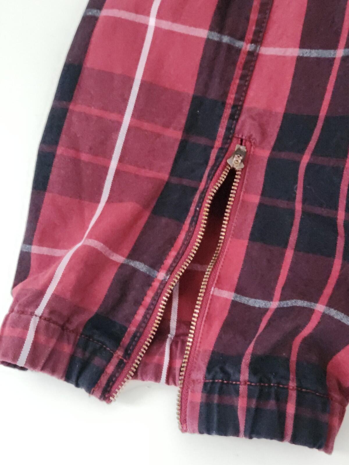 SS21 Supreme Cargo Flight Pant Tartan Red Size 34 W34 L 32