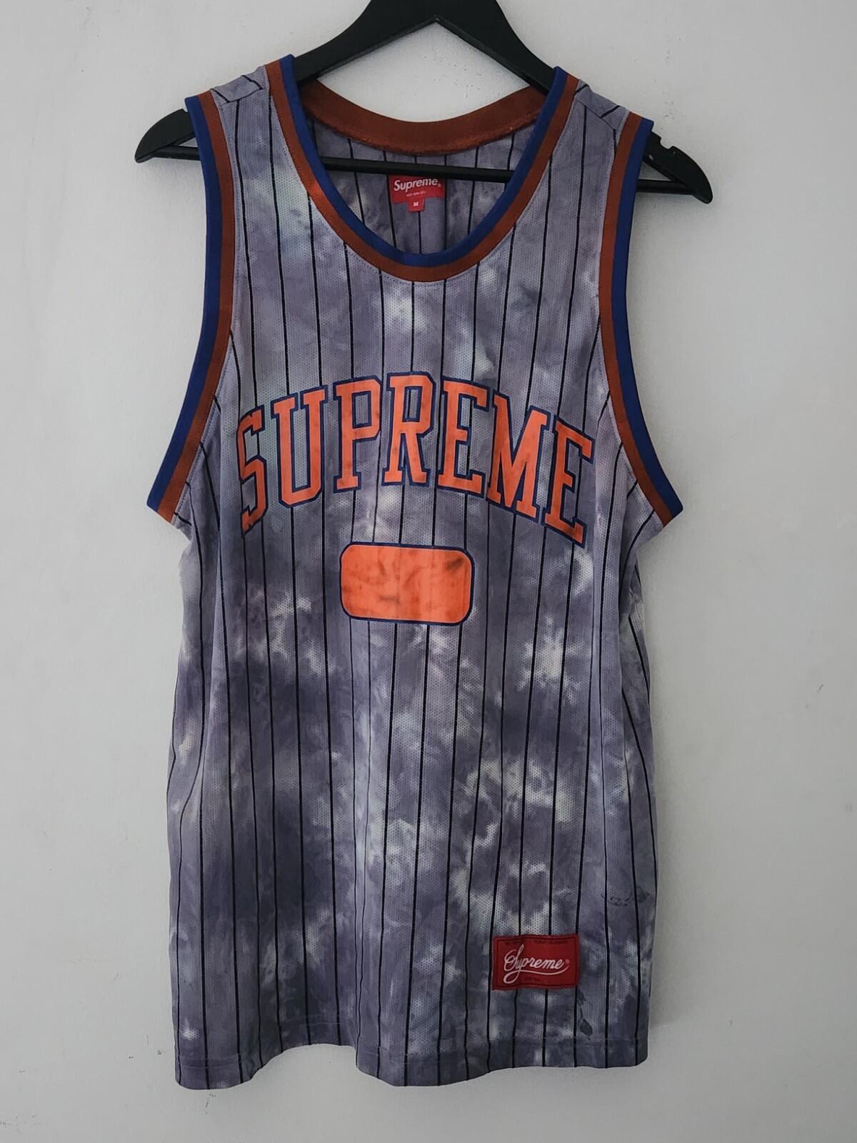 FW20 Supreme Dyed Basketball Jersey size M medium mesh