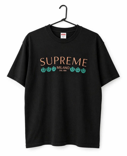 SS21 Supreme Milano Tee Navy Size M