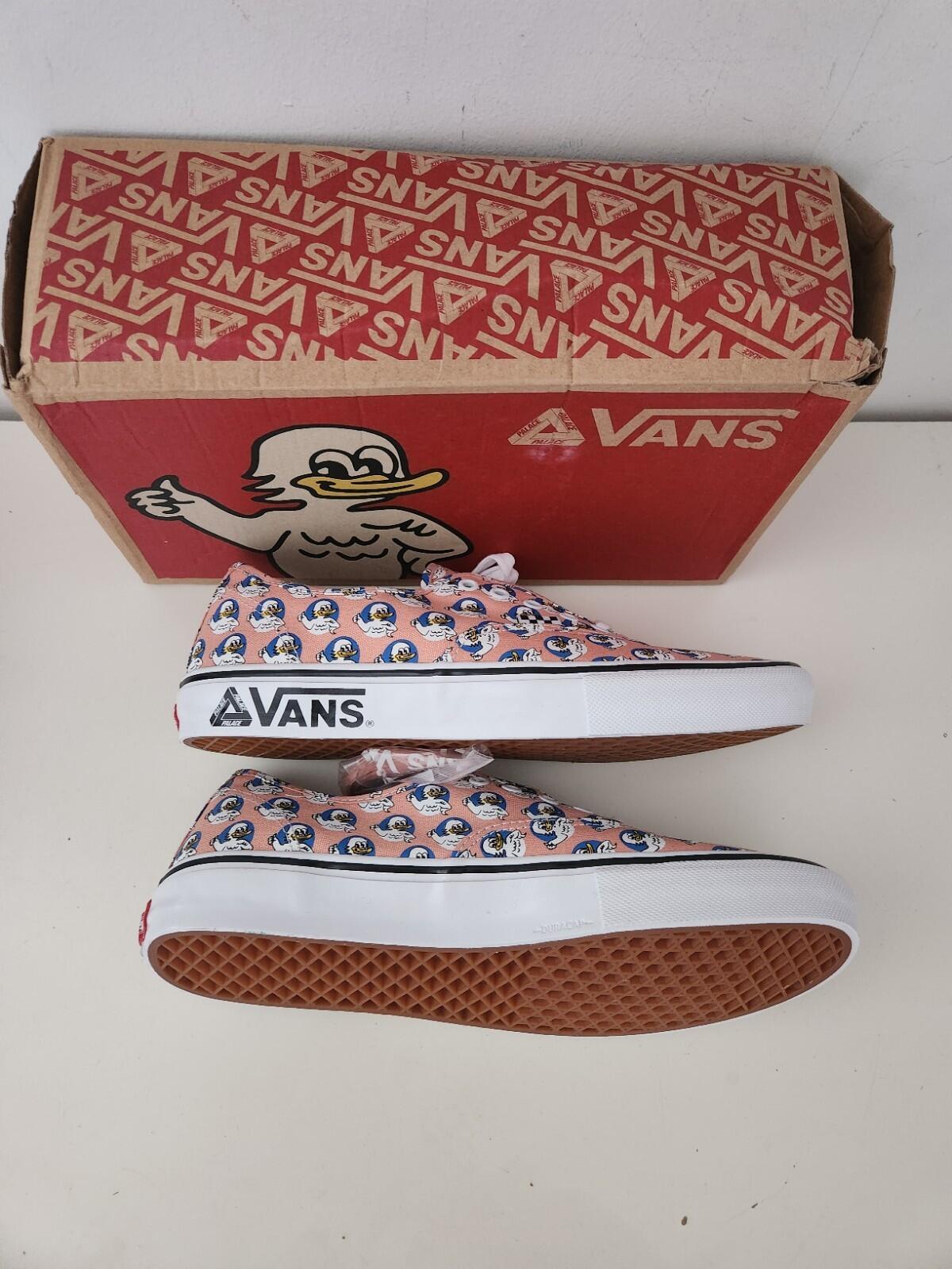 SS21 Palace Jeremy The Duck Vans Authentic Salmon Size US 12 UK 11 EUR 46