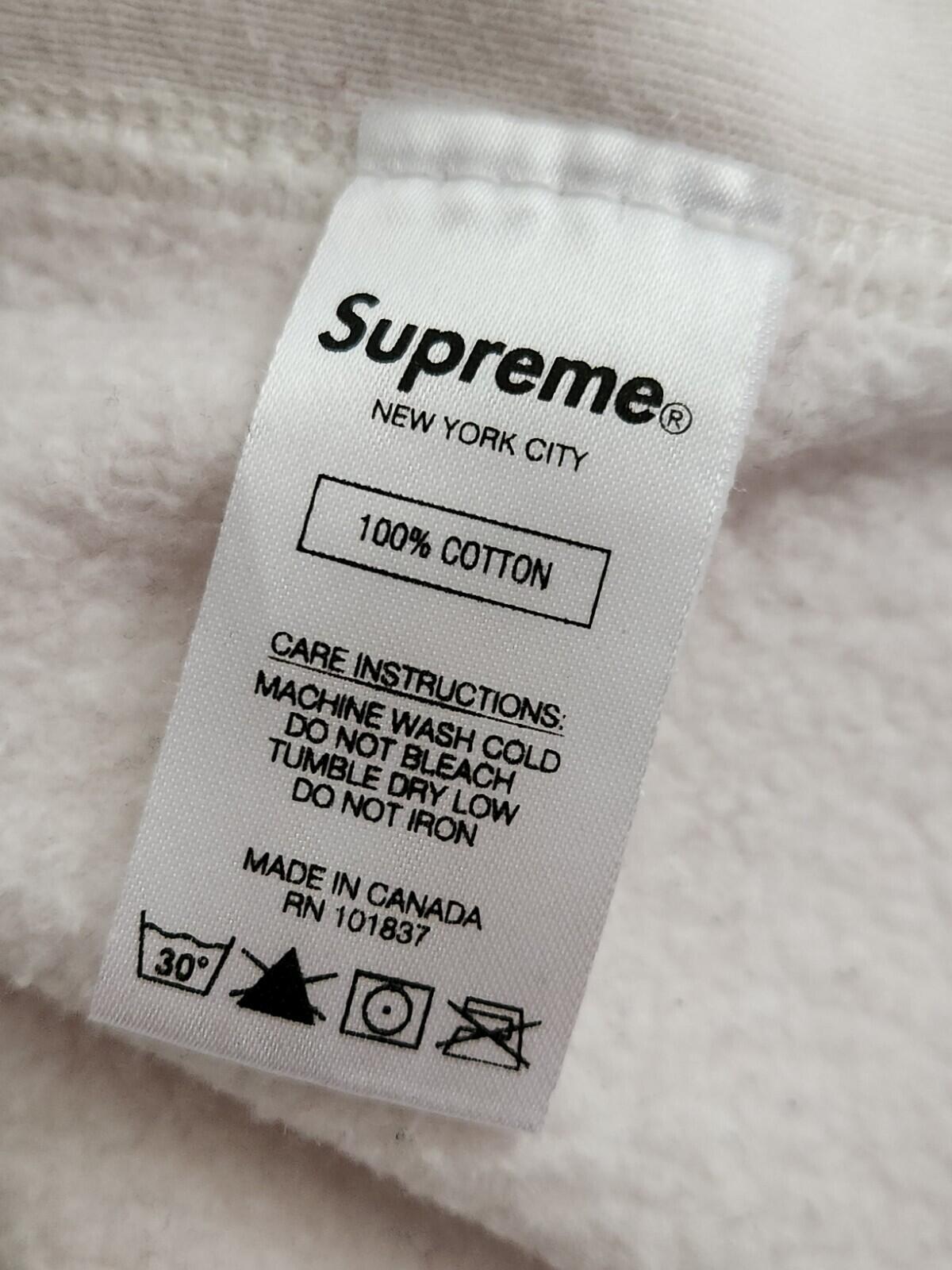 SS18 Supreme Studded Hooded Sweatshirt White Size M