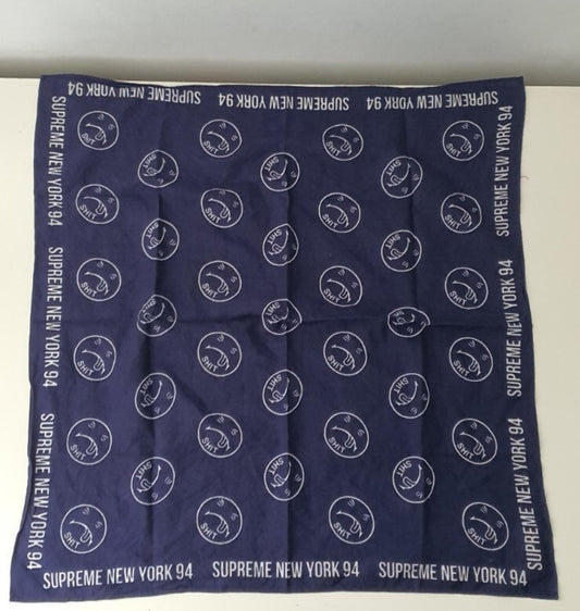 Accesorio bufanda pañuelo Supreme SHI T FW17 azul marino