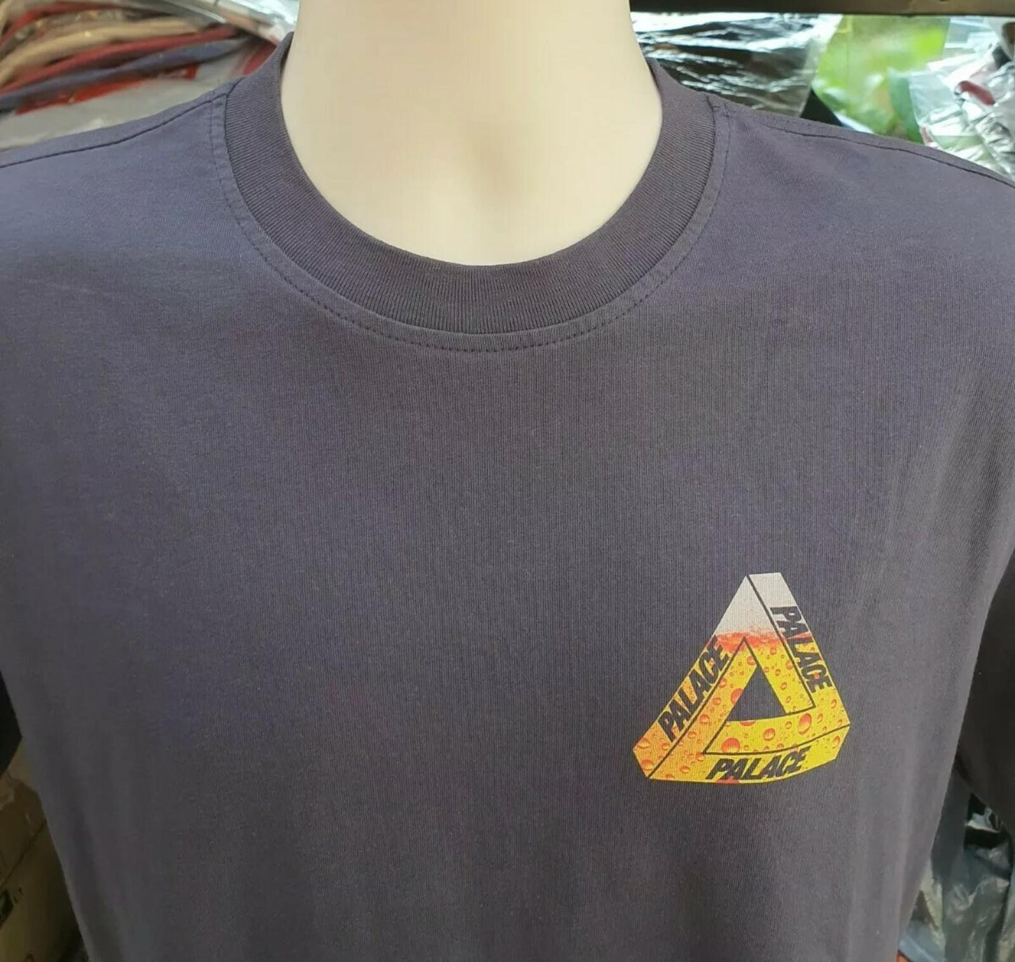 AW20 Palace Tri-lager Tee Größe M Medium Marineblau T-Shirt Triferg