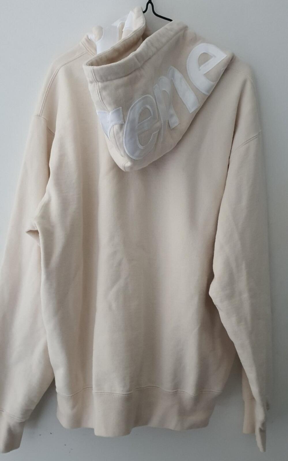 FW21 Supreme Contrast hooded sweatshirt natural Size M medium hoodie