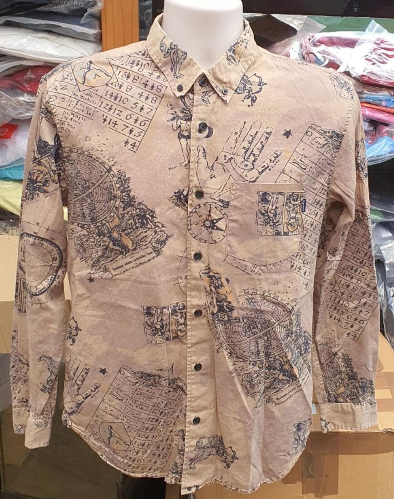 FW13 Supreme Occult Shirt Hellbraun Größe M