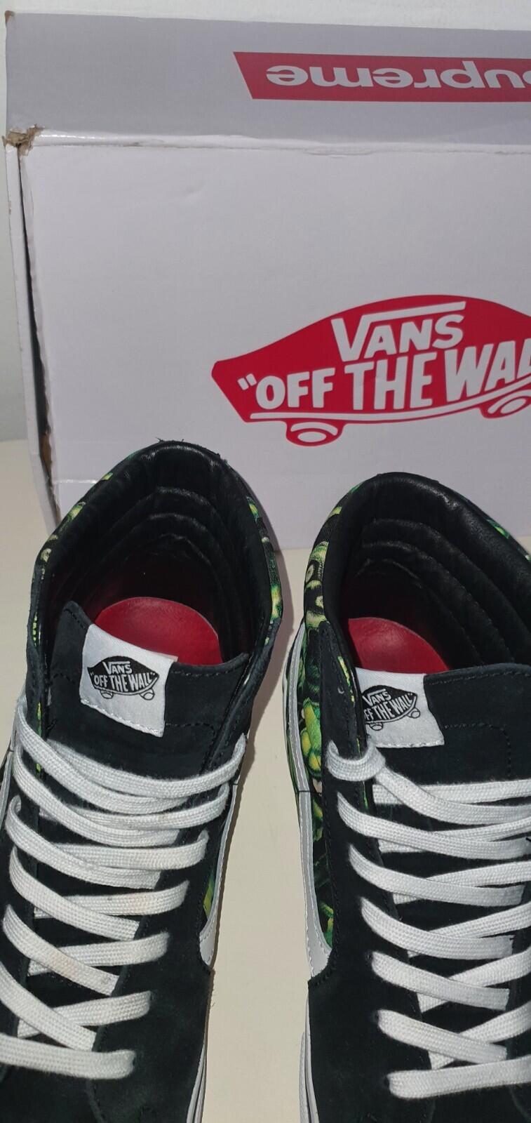 SS18 Supreme x Vans Skull Pile Sk8-Hi UK 10 US 11 EUR 44.5 Turnschuhe