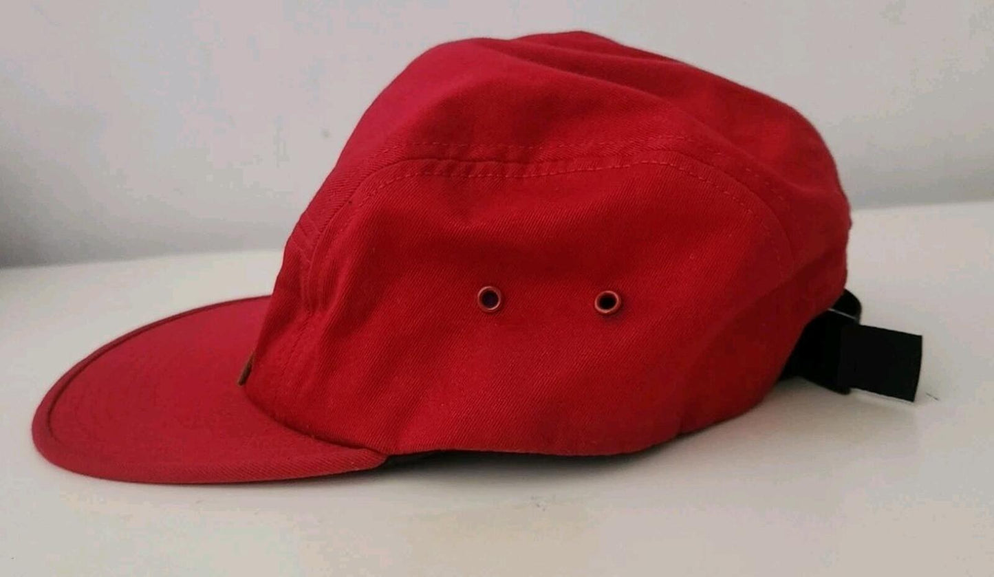 FW15 Supreme Big Game Camp Cap Red Hat Made In U.S.A Vintage 2015 New With Tag