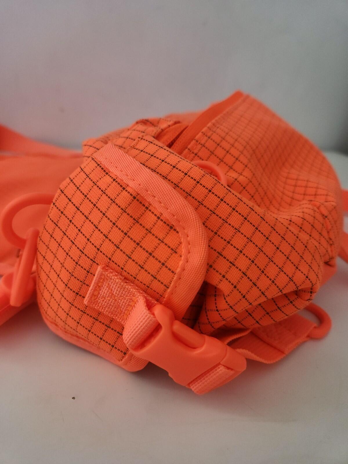 SS24 Supreme Mini Duffle Bag Water resistant 3M Reflective Orange Shoulder 5.5L