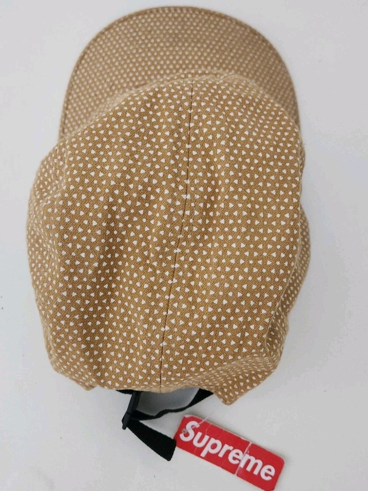 SS12 SUPREME Foulard Camp Cap Yellow Box Logo Hat New Vintage 2012 Triangles