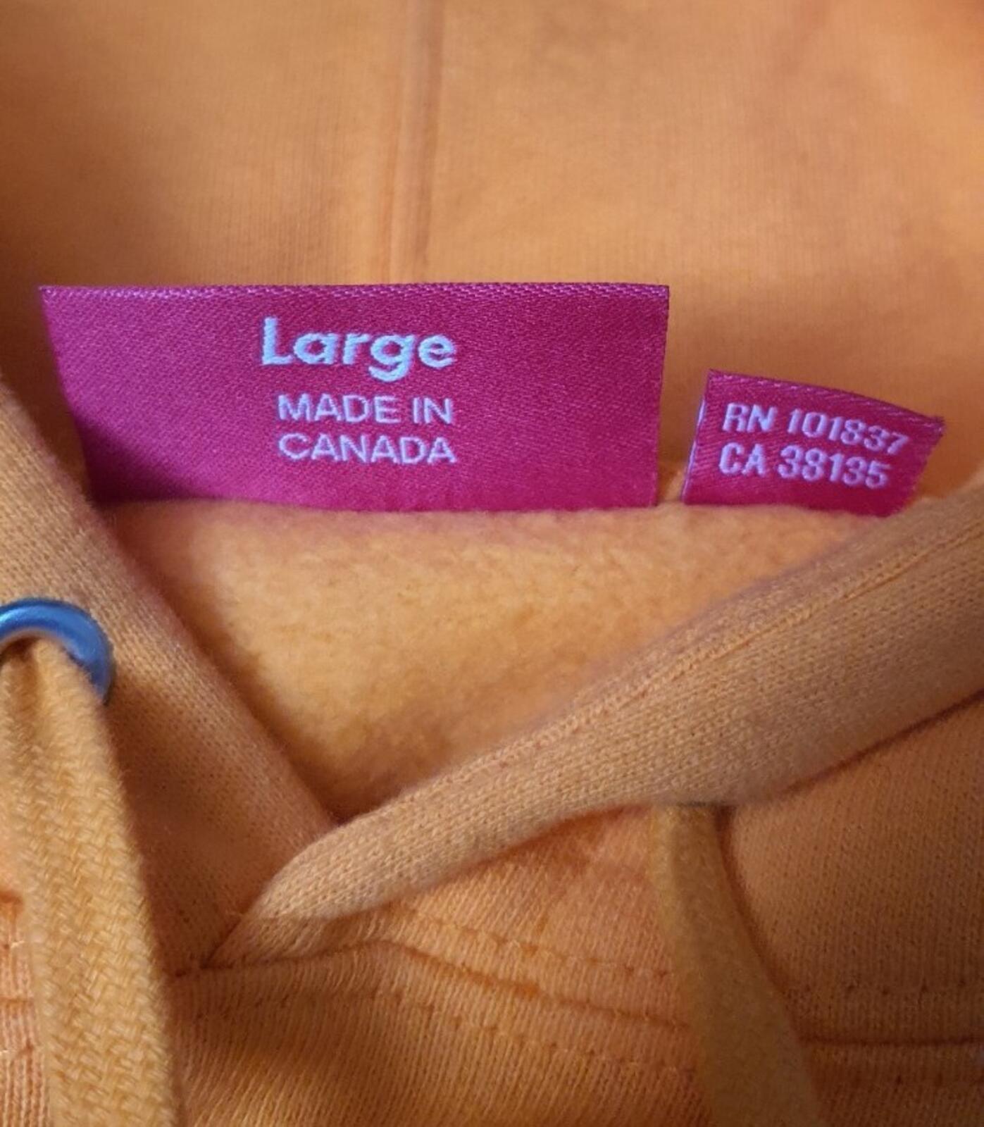 Sudadera con capucha Supreme x Spitfire SS18 Talla L, naranja