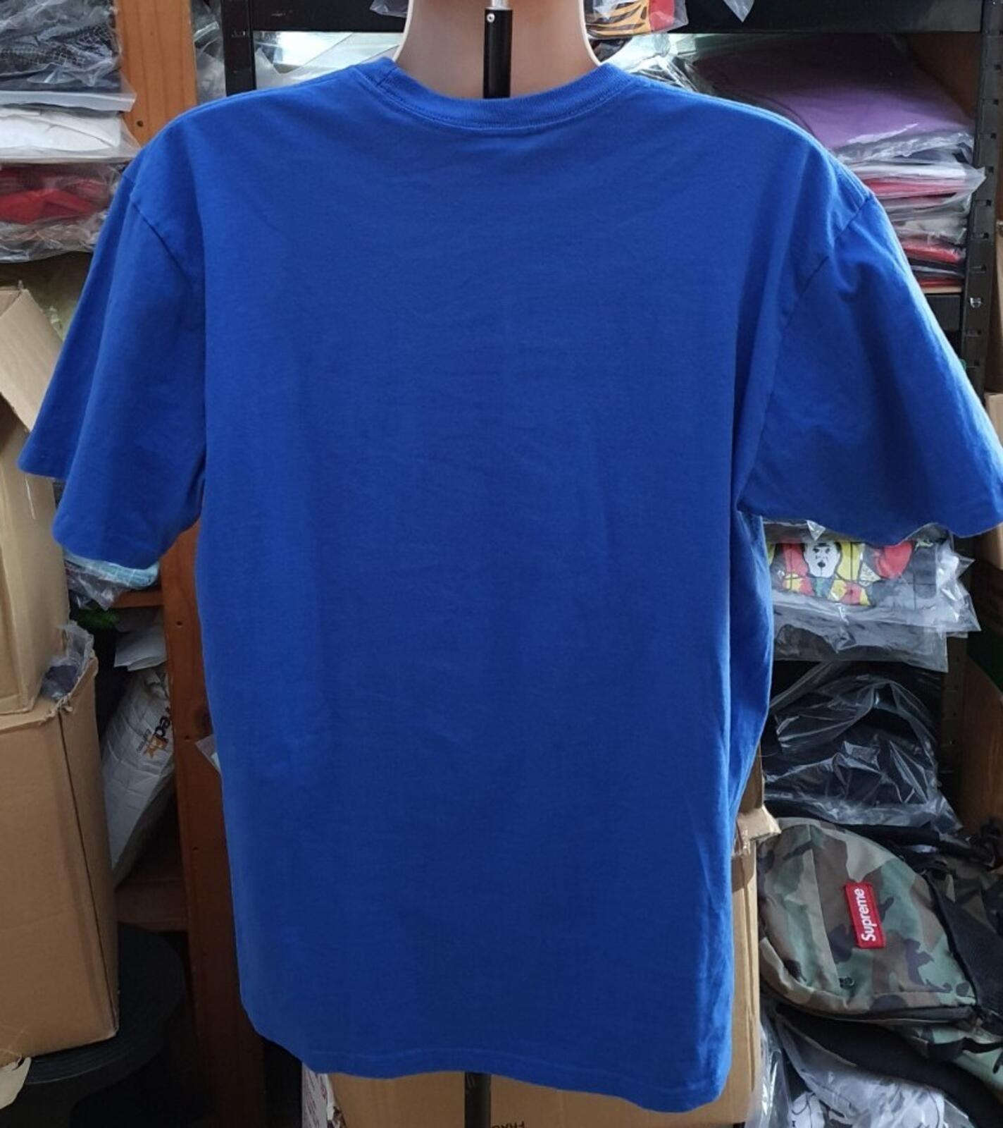 SS18 Supreme Mona Lisa tee royal T-shirt size XL blue