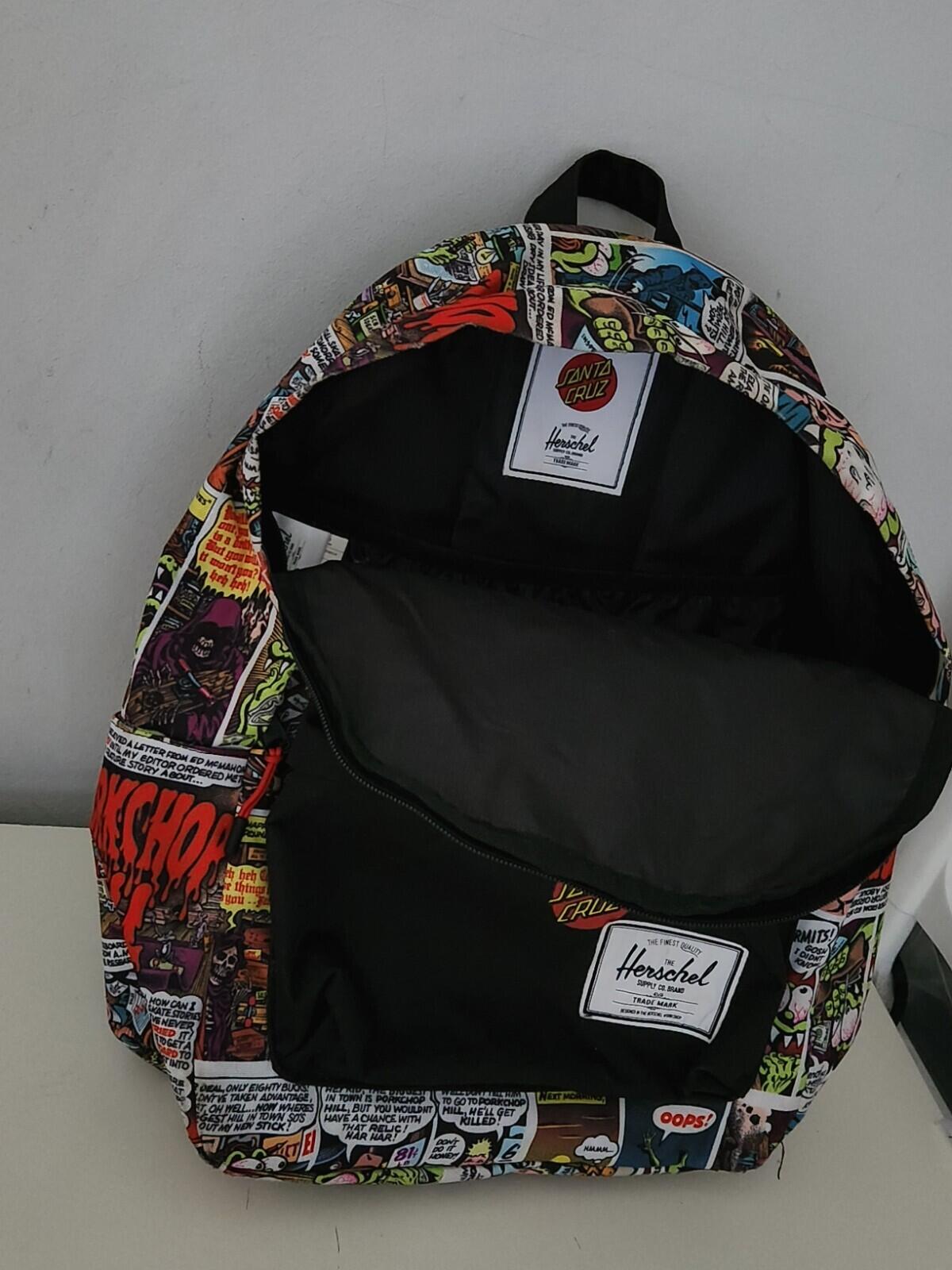 HERSCHEL x Santa Cruz Classic XL Backpack Bag Porkchop Hill Comic Book Laptop