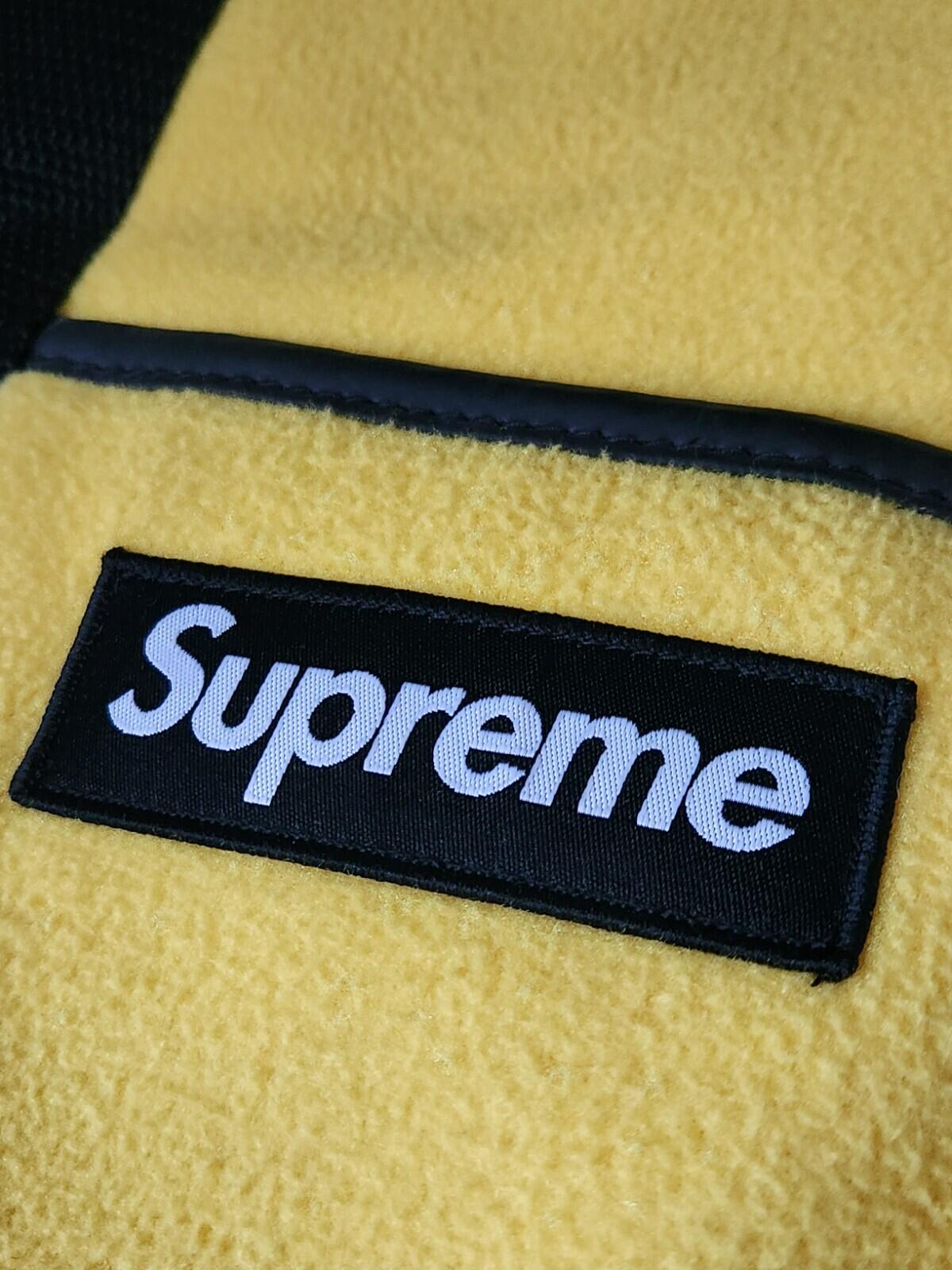 FW17 Supreme Polartec Tote Yellow Bag Fleece 20L