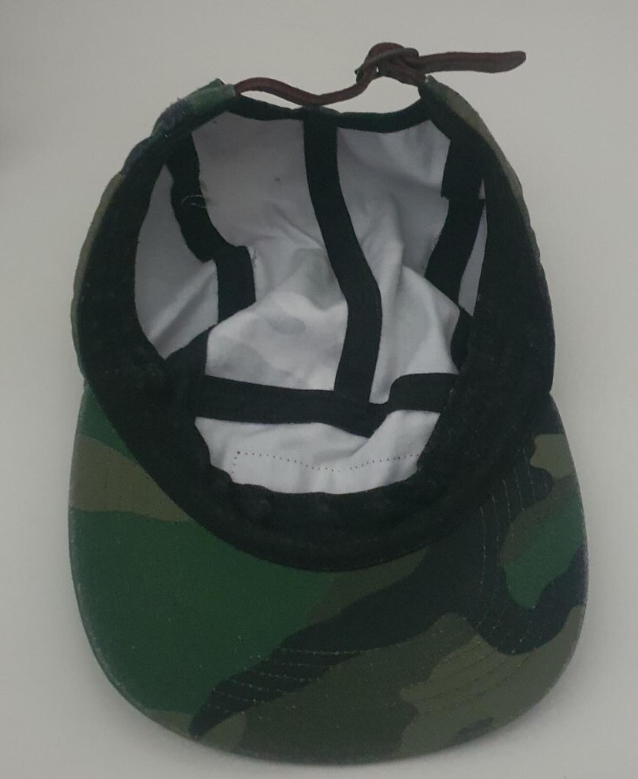 SS16 Supreme Washed Chino Twill Camp Cap Woodland Camo