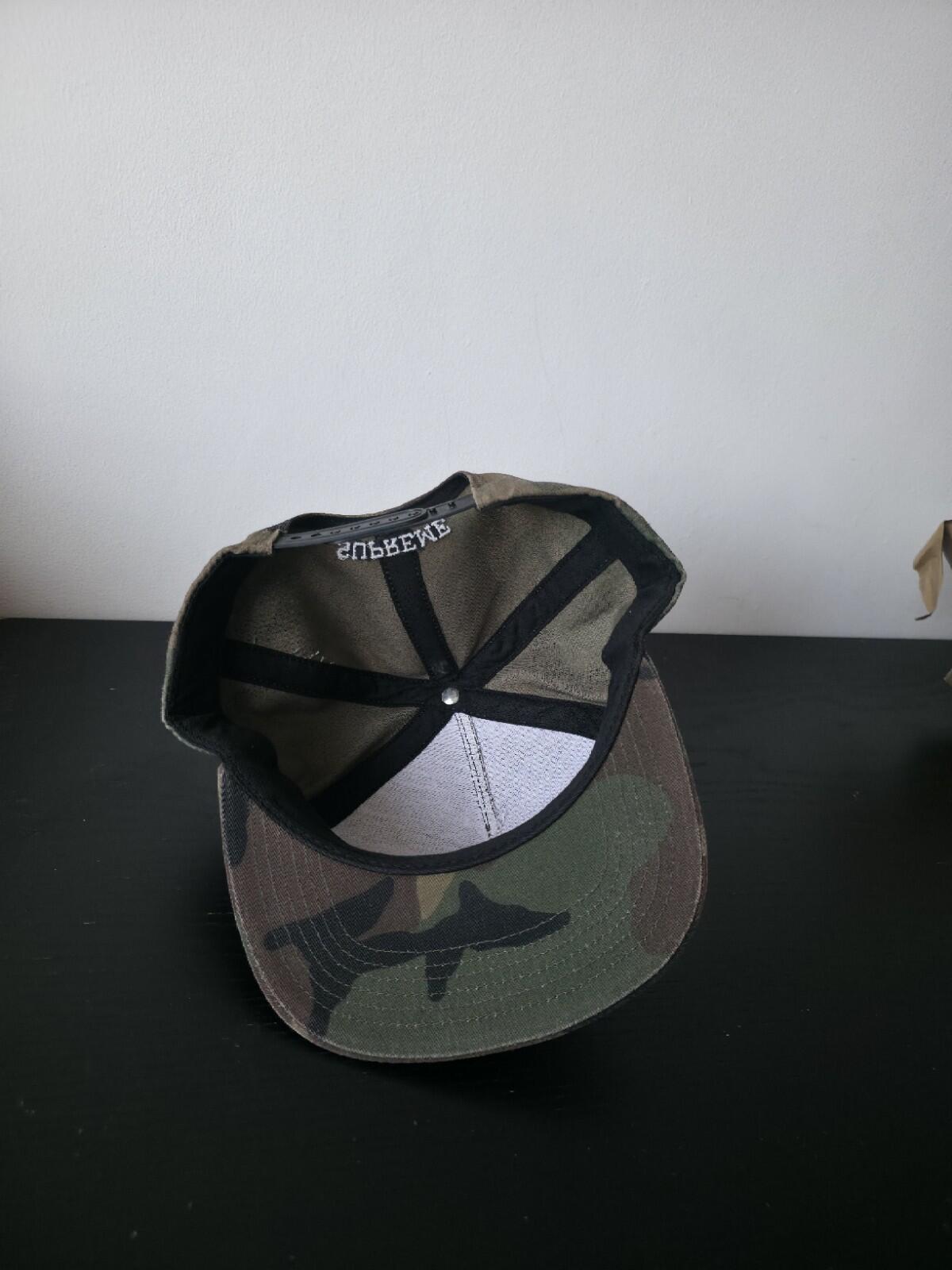 SS13 Supreme Eye Of Horus 5-panel Cap Woodland Camo