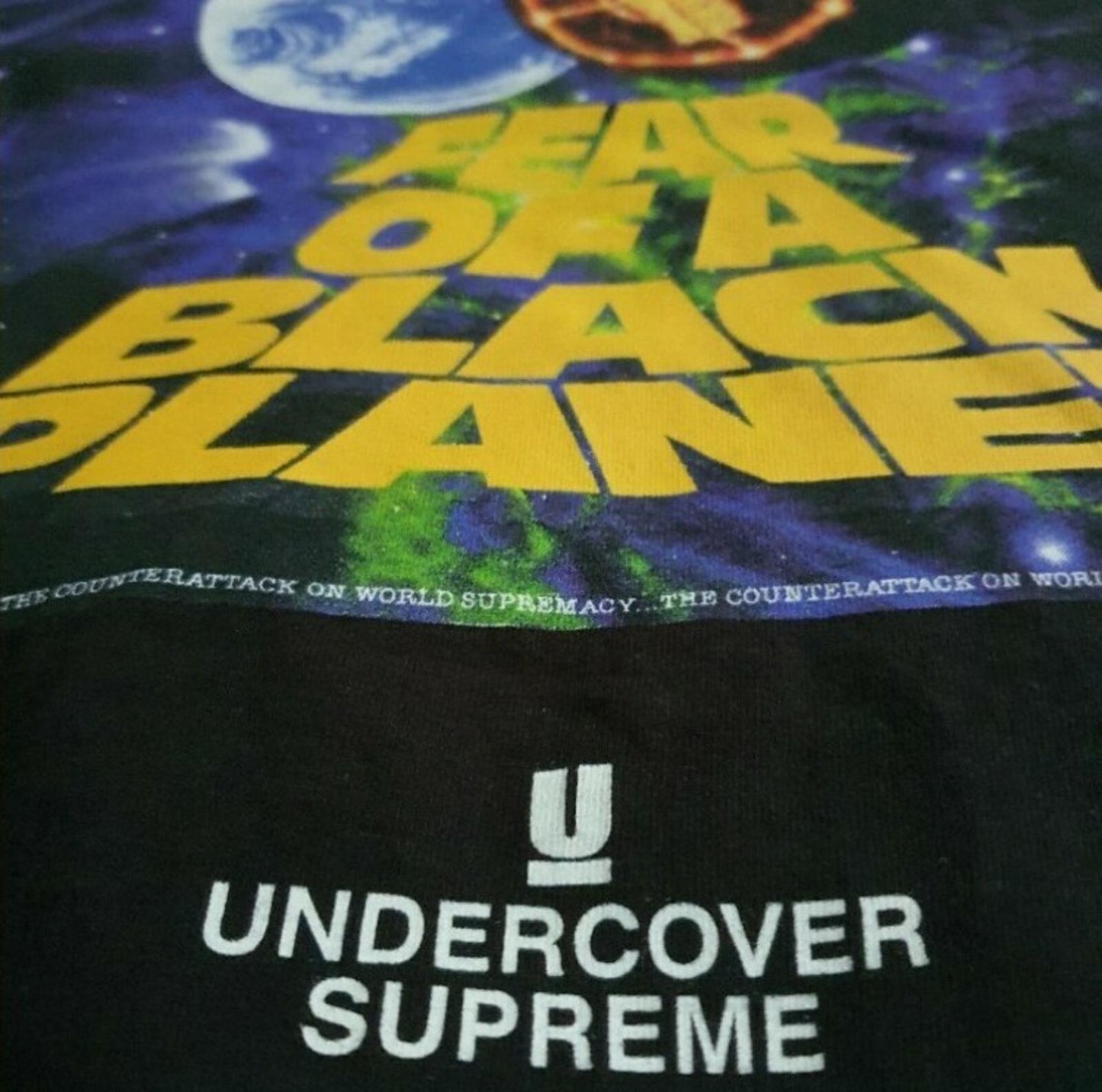 SS18 Supreme x Undercover x Public Enemy Counterattack L/S Tee Black Size L