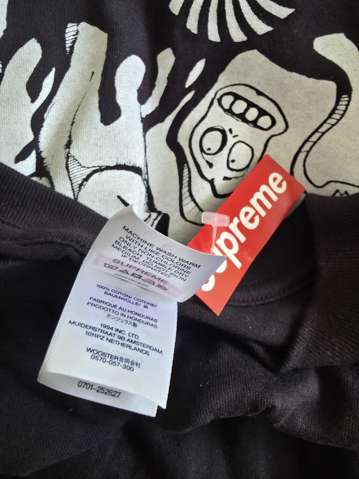 FW25 Supreme Fucki n Blowout Tee Black Size L Original artwork by Rob Zombie