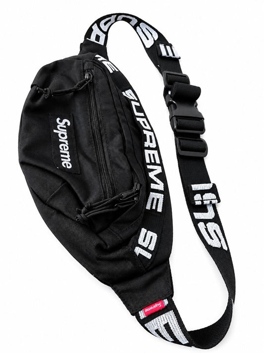 SS18 Supreme Waist Bag Shoulder Black