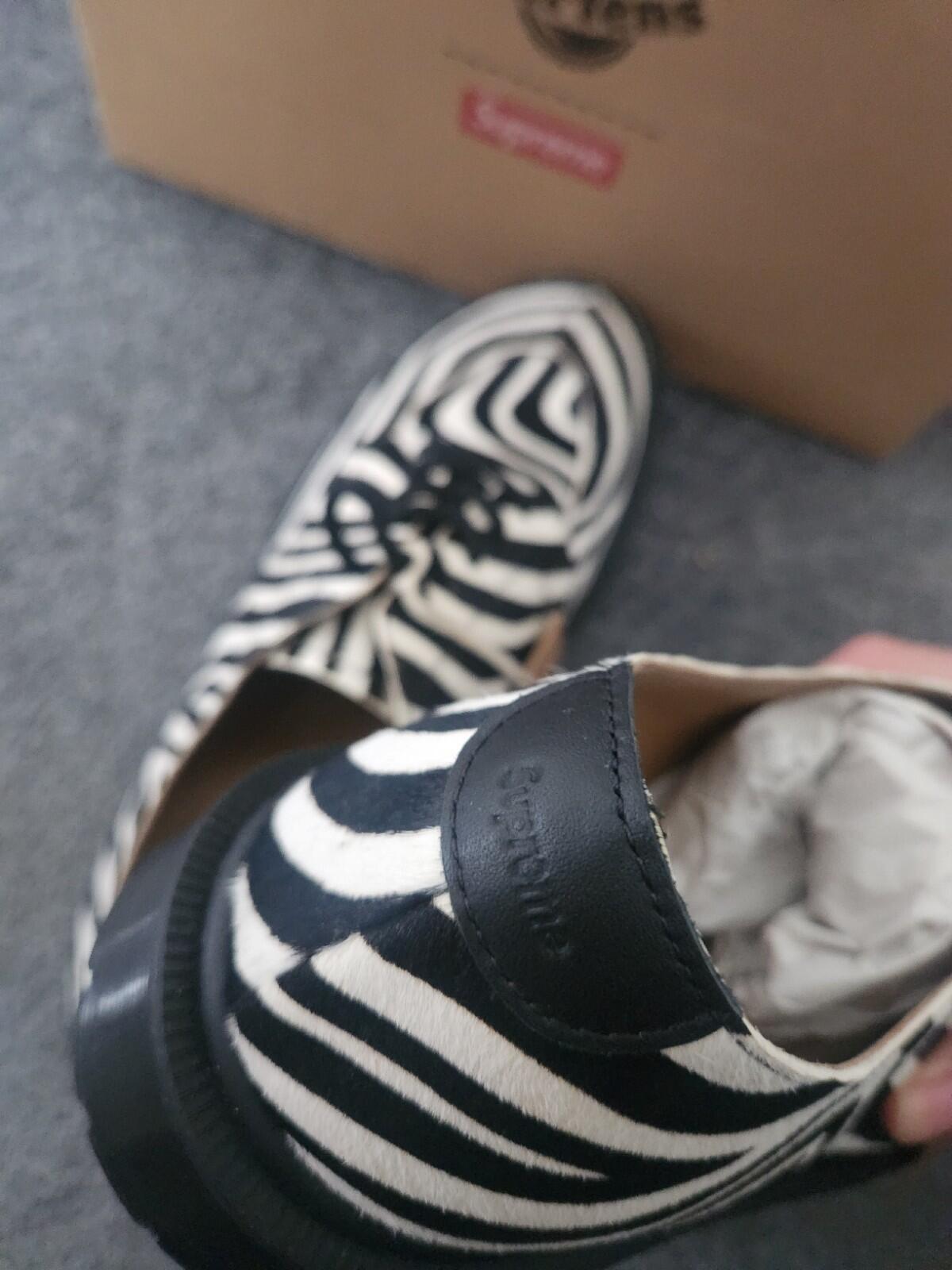 SS21 Supreme Dr. Martens Split Toe 5 Eye Zebra PR SAMPLES UK 9 US 10 EUR 43 New