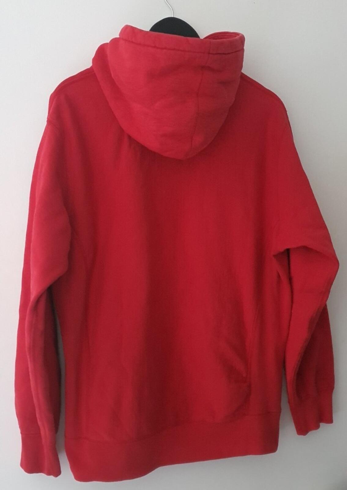 FW10 Supreme SupNY Pullover Red Hooded Sweatshirt XL hoodie Vintage 2010 Rare