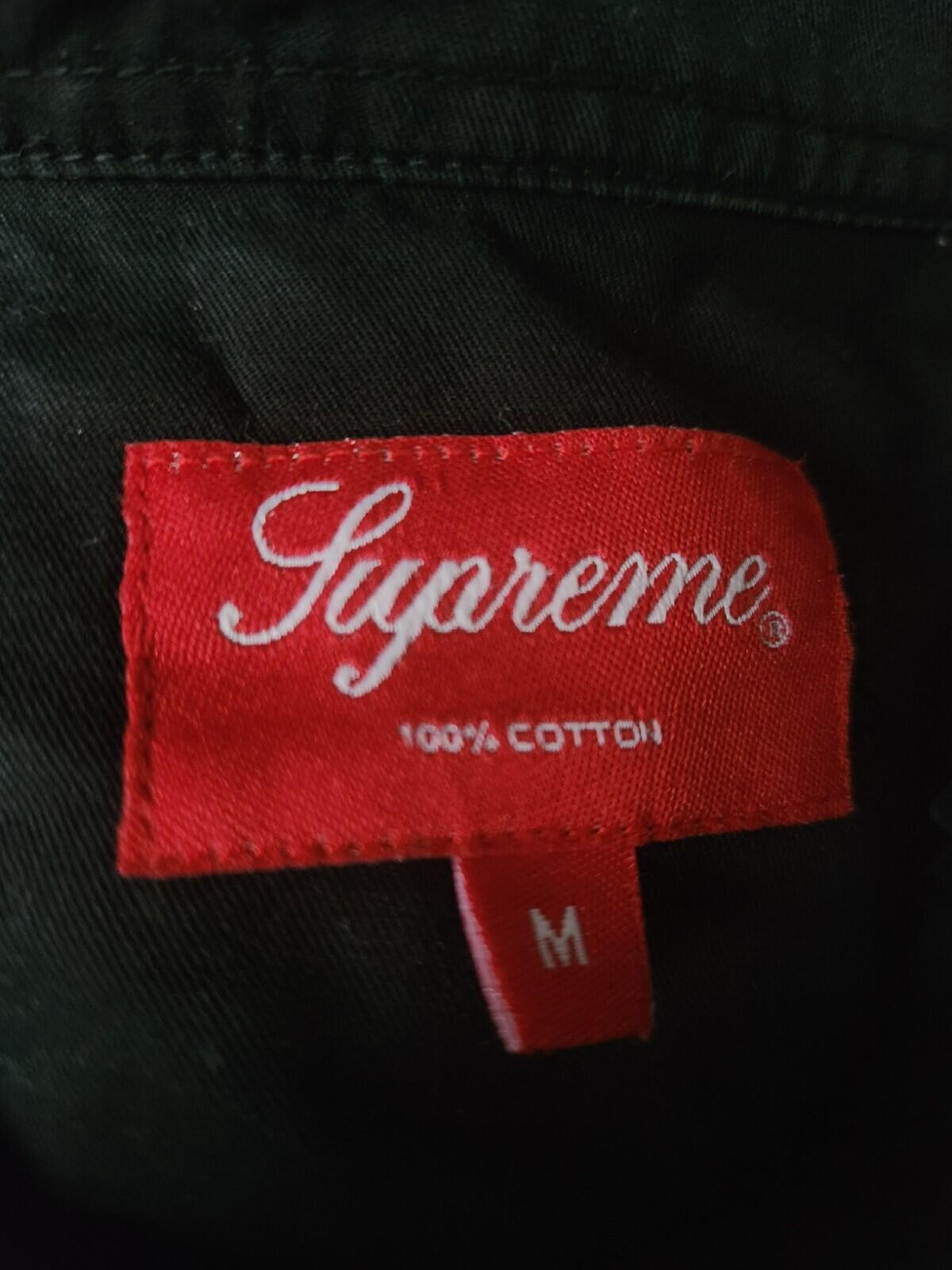 FW21 Supreme Small Box Black Shirt Black Size M
