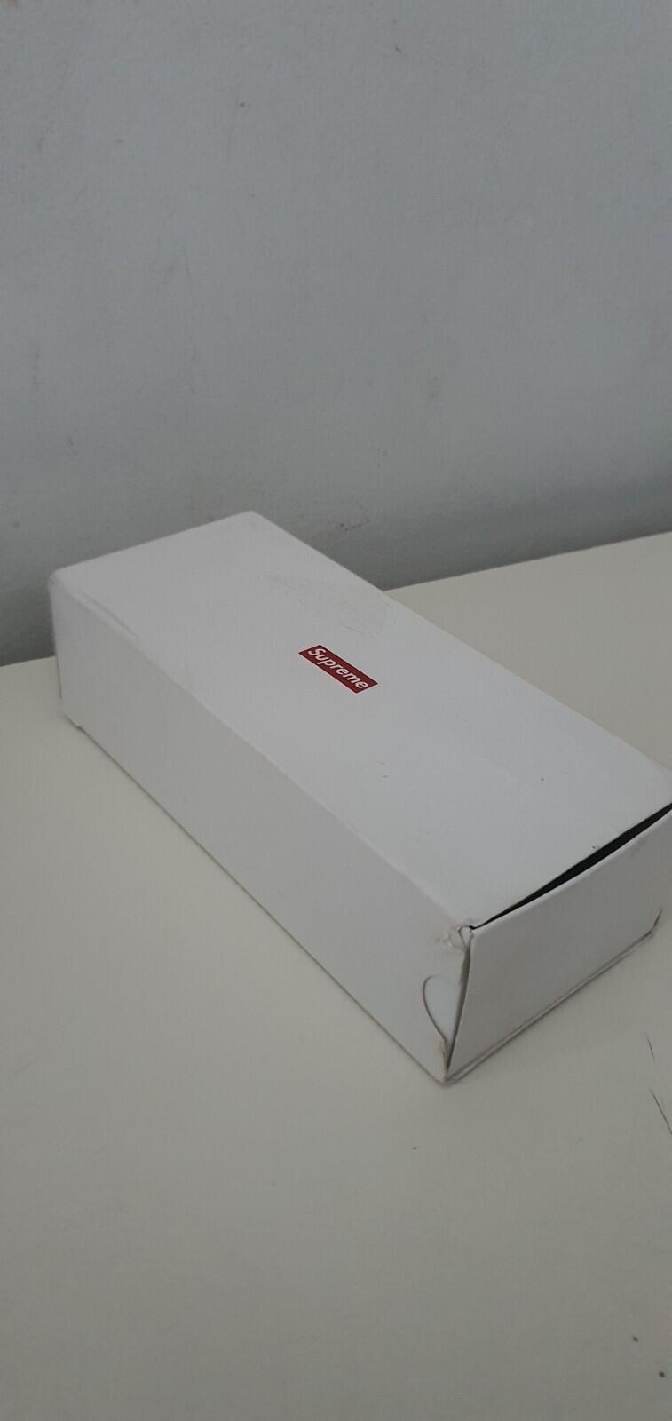 SS18 Supreme Plaza sunglasses Black Gold made in Italy