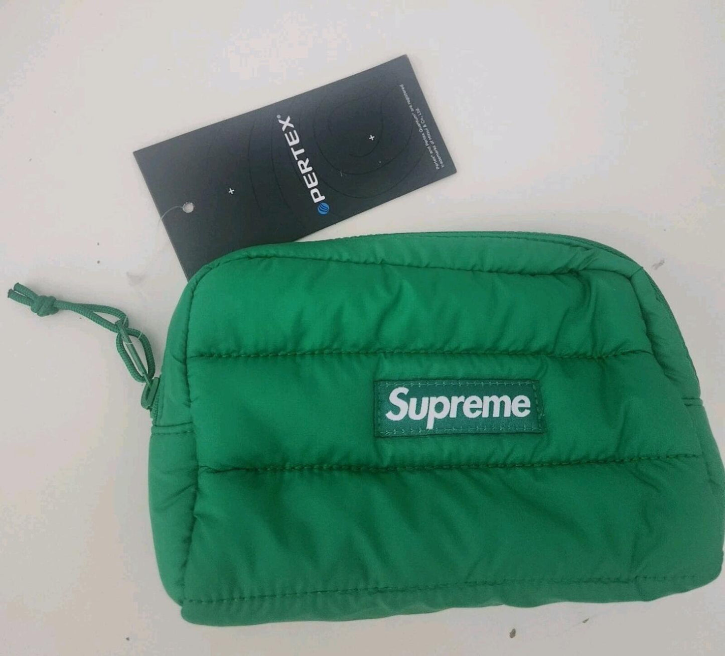 FW22 Supreme puffer pouch water resistant utility bag 1.5L