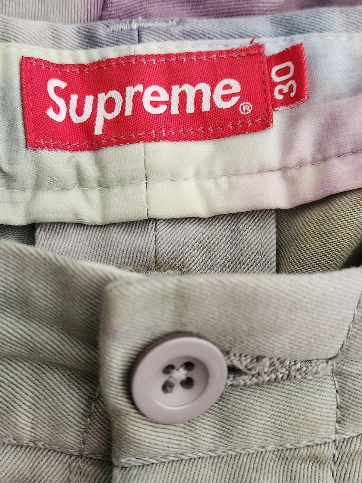 SS21 Supreme Pin Up Chino Pant Tie Dye Size 30