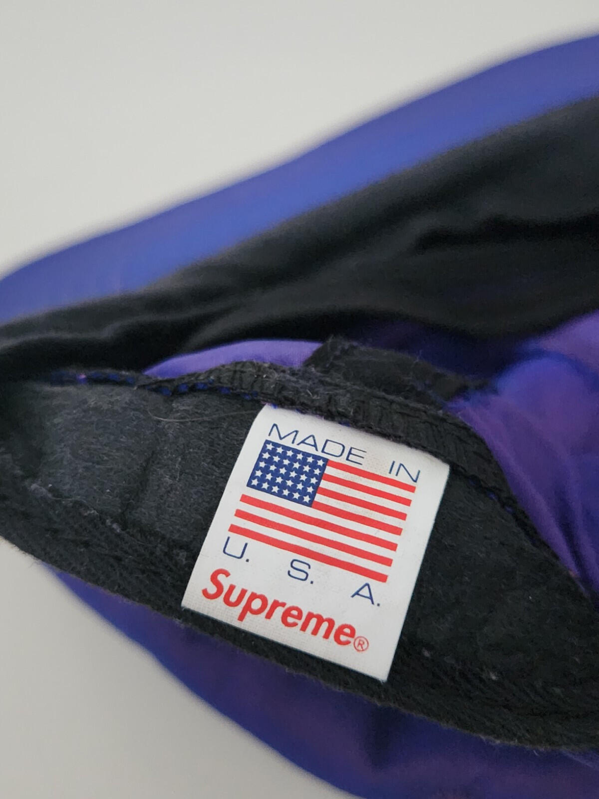Gorra de 5 paneles Supreme Iridescent Logo SS16 Morada