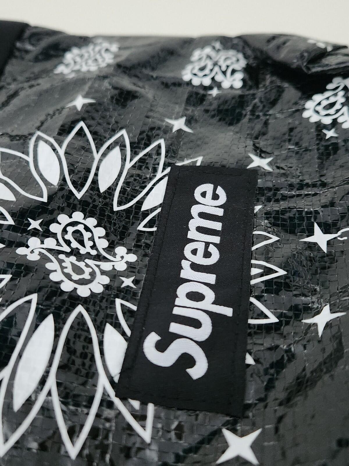 SS21 Supreme Bandana Tarp Side bag Water resistant shoulder bag 10L New