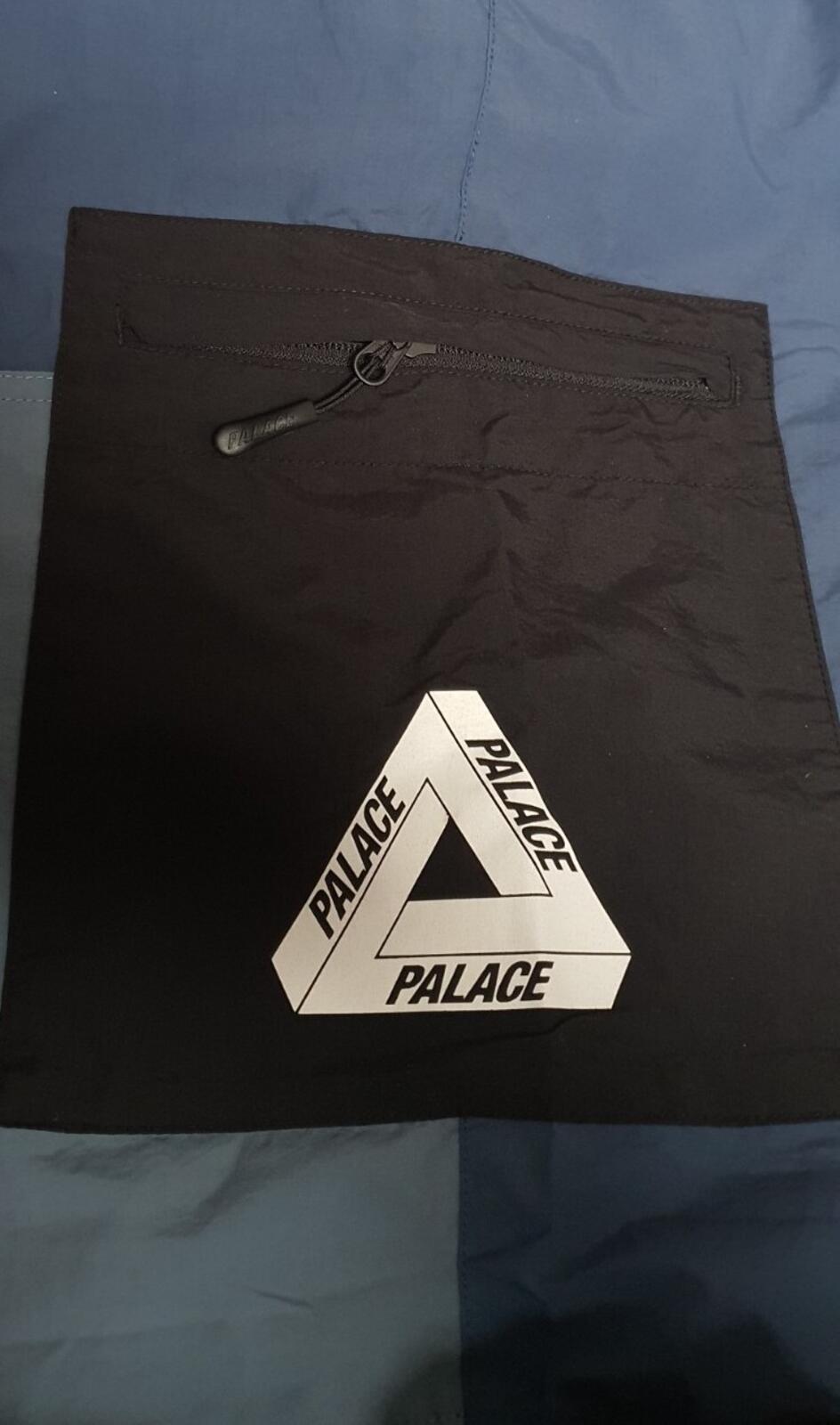 SS18 PALACE Skateboards Moorish Shell pant L large blue trousers pants Tri-Ferg