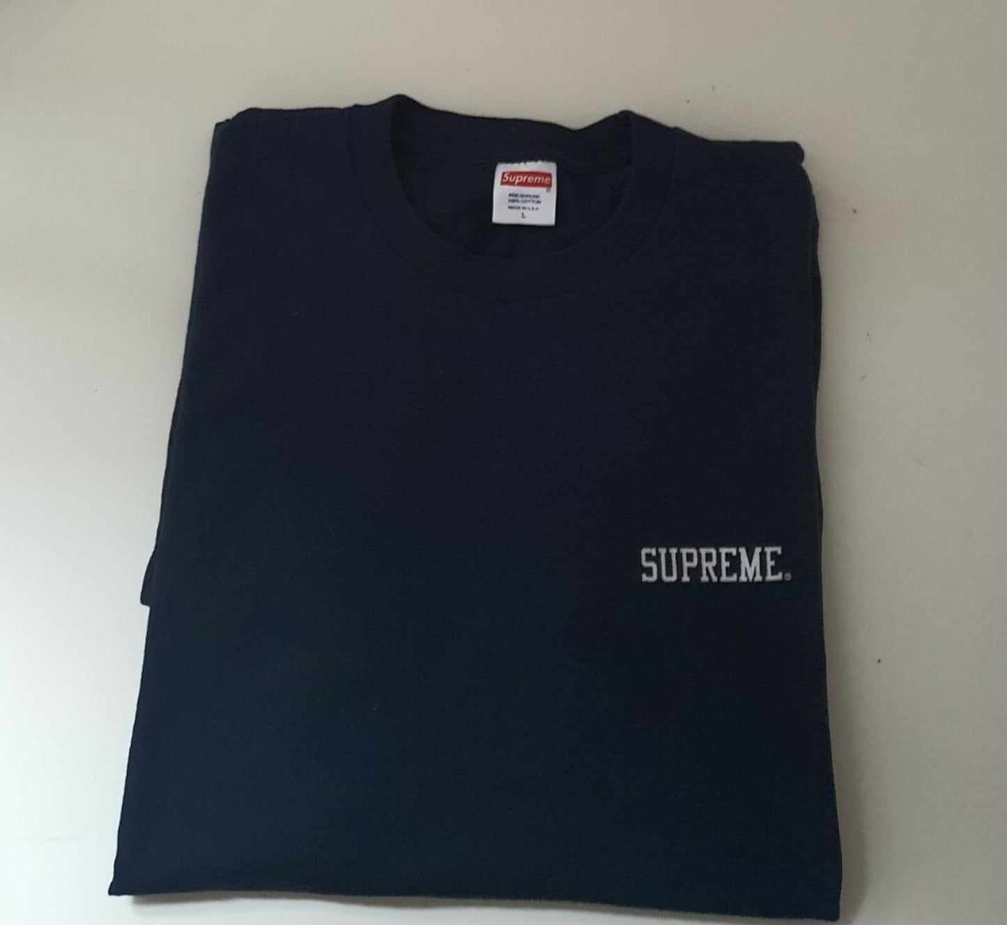 FW19 Supreme Heroines Tee Navy Size L