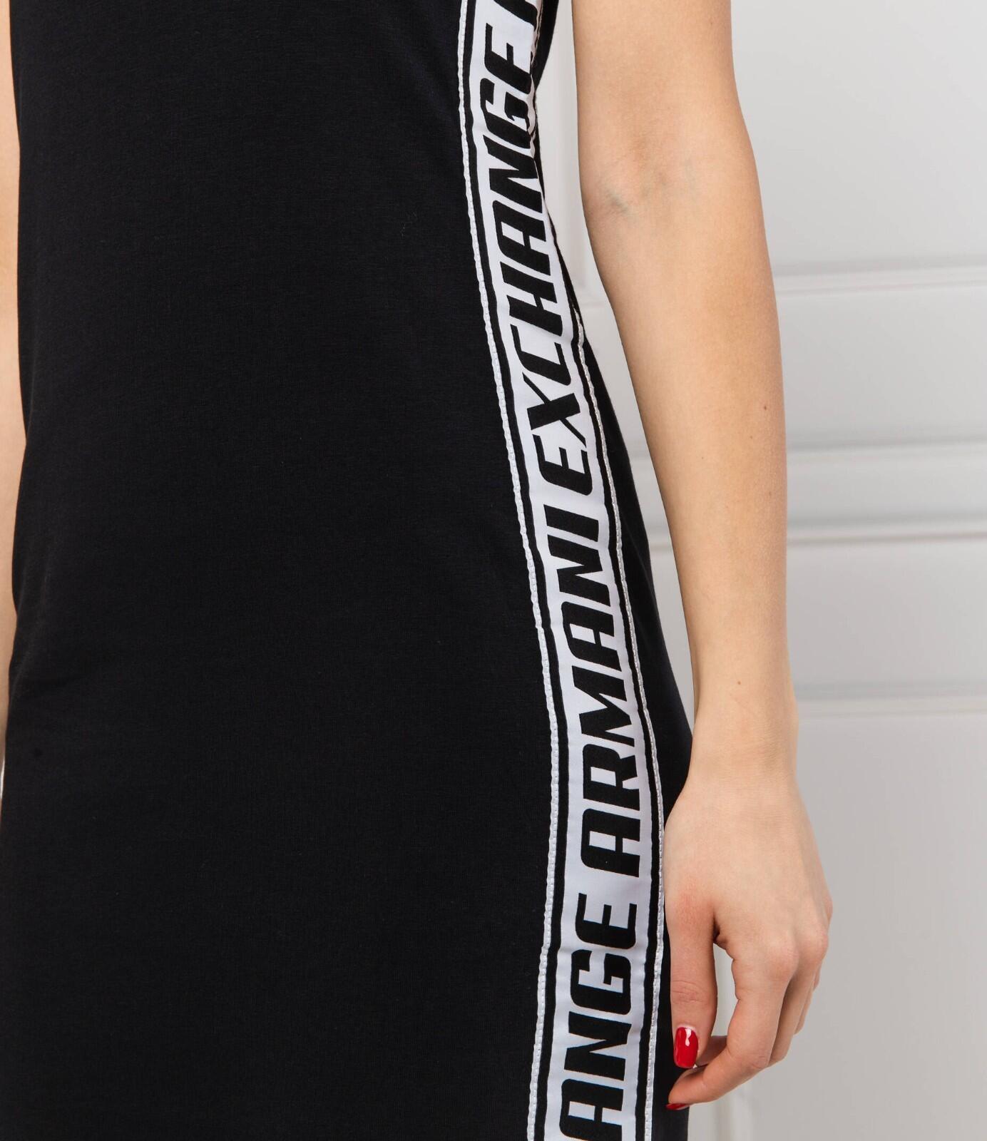 ARMANI EXCHANGE Slim Kleid Verkaufspreis 75 £ Größe Eur 36 UK 8 US S Schwarz