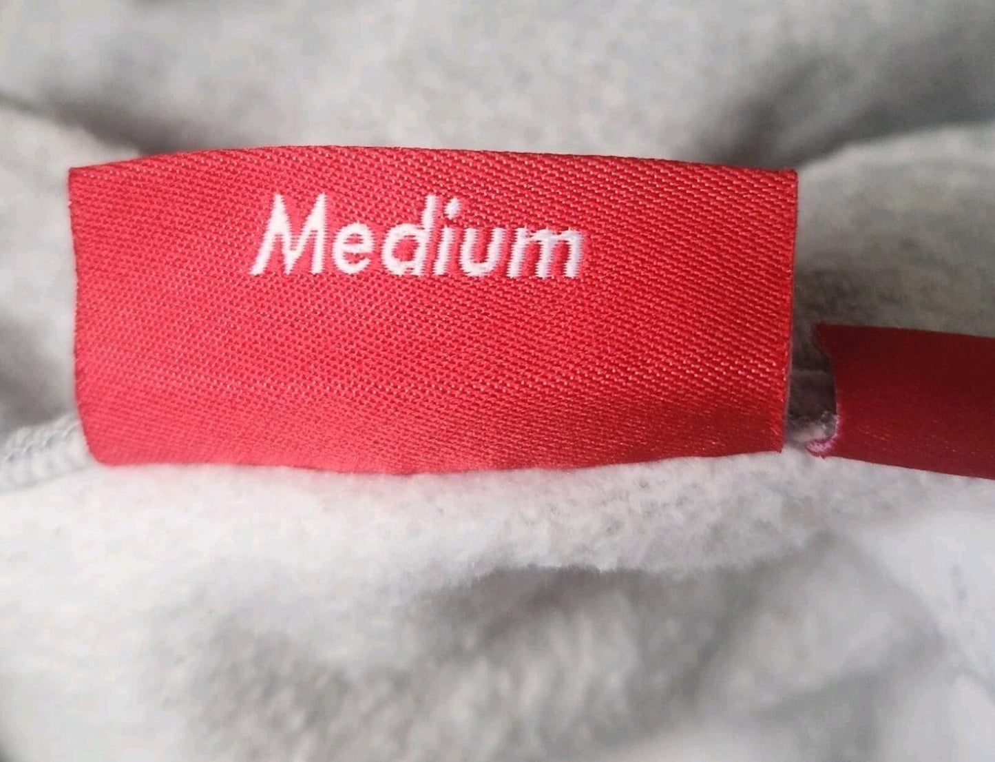 FW23 Supreme Cargo Pocket Zip Up Sweatshirt Heather Grey Size M