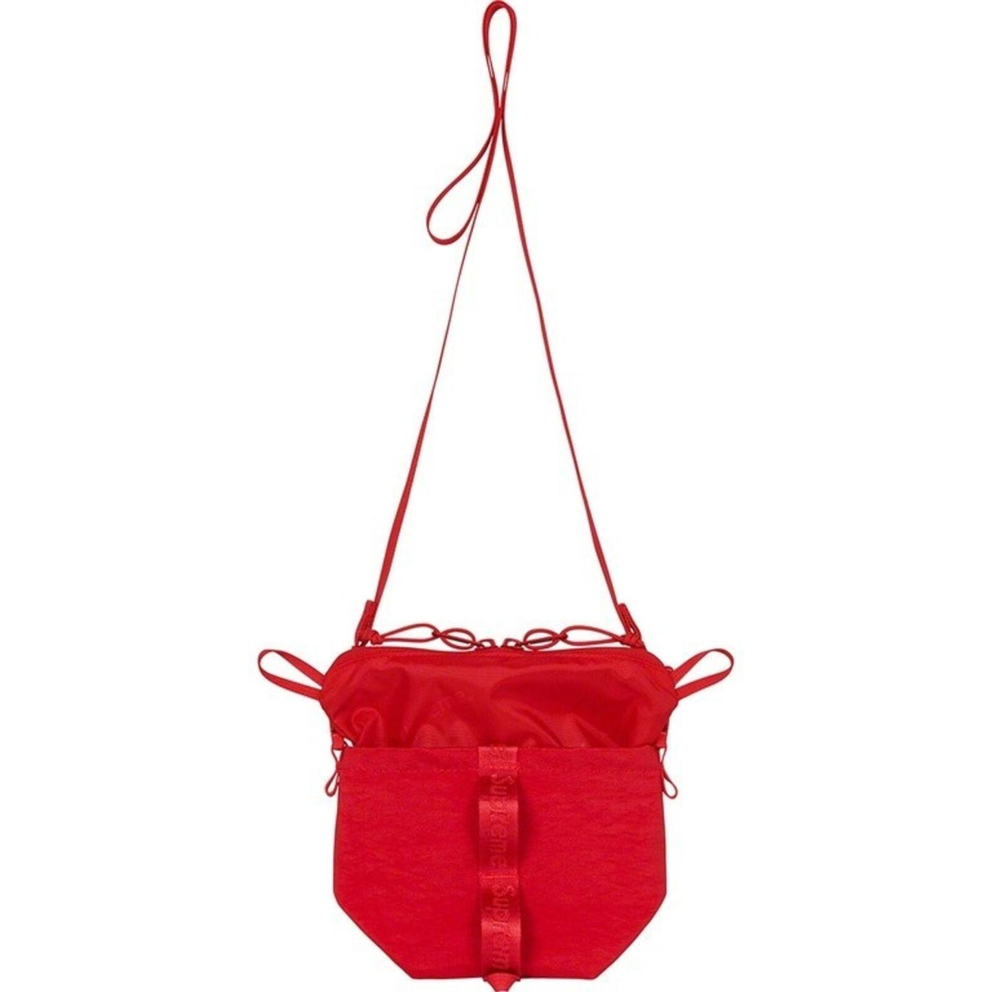 FW20 Supreme Neck Pouch Bag Dark Red Water Resistant